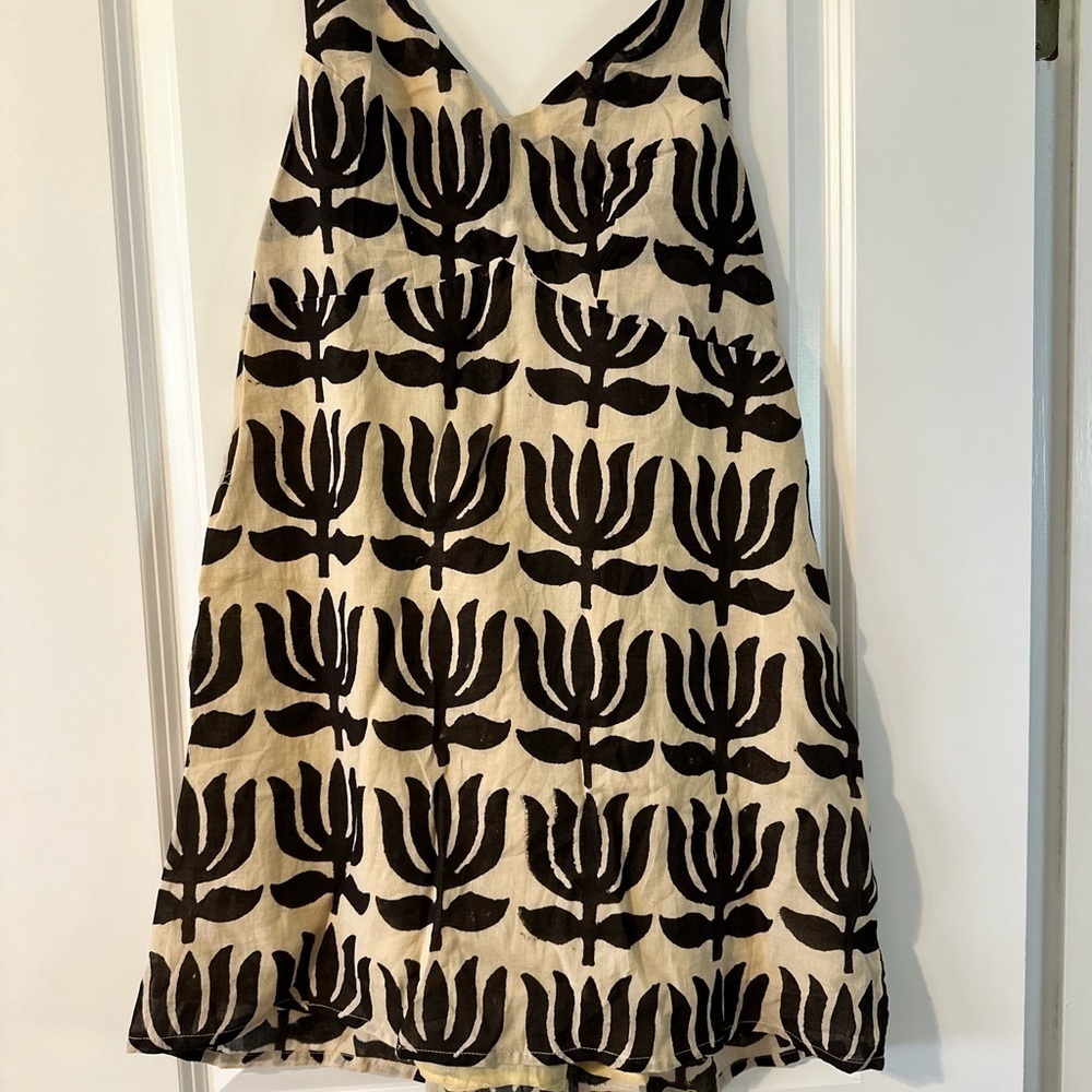 Môme Black and Cream Striped Top